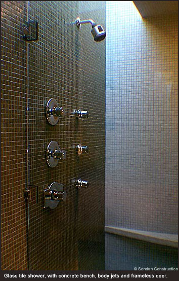 Shower Tile and Door